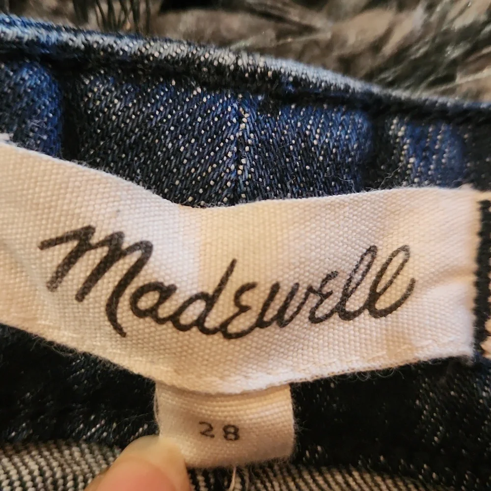 Madewell Denim Mini Skirt with Front Zipper - Picture 2 of 3